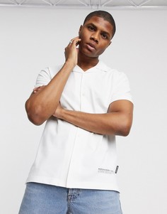 Рубашка из пике с короткими рукавами Scotch & Soda-Белый