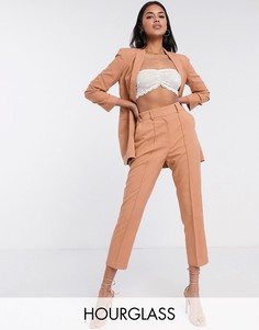 Строгие брюки-сигареты от комплекта ASOS DESIGN Hourglass-Розовый цвет