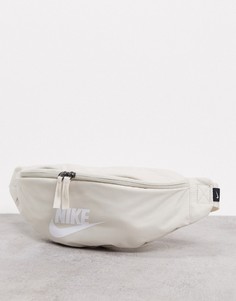 Светло-бежевая сумка-кошелек на пояс Nike Heritage-Neutral