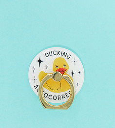 Эксклюзивная подставка-кольцо для телефона с надписью "ducking autocorrect" Typo-Мульти