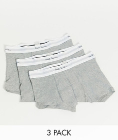 3 серых боксеров-брифов Paul Smith-Серый