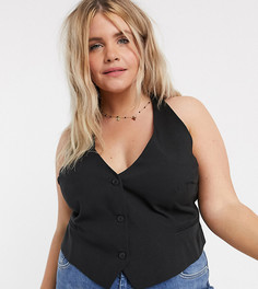 Жилет от комплекта ASOS DESIGN Curve-Черный цвет