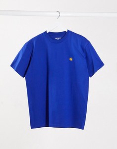 Синяя футболка Carhartt WIP-Синий