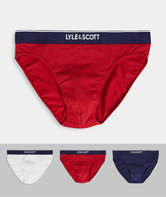 Набор из 3 трусов (красные/белые/синие) Lyle & Scott-Мульти