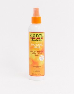Фиксирующий и придающий блеск спрей для волос с маслом ши и кокоса Cantu, 237 мл-Бесцветный