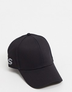 Черная кепка с инициалом "S" ASOS DESIGN-Черный цвет