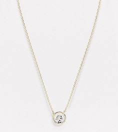 Позолоченное серебряное ожерелье с двухцветной подвеской-монетой Serge DeNimes-Золотой