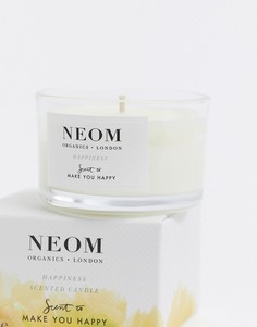 Дорожная свеча с ароматом нероли, мимозы и лимона NEOM - Happiness-Бесцветный