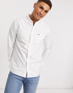 Оксфордская рубашка с длинными рукавами Tommy Jeans-Белый