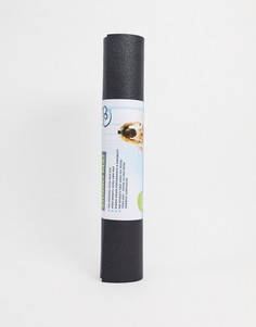 Черный коврик для йоги ExaFit-Бесцветный