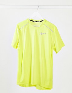 Желтая футболка Nike Running Breathe Rise 365-Желтый