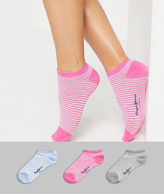 Набор из 3 пар спортивных носков в полоску Pepe Jeans-Мульти