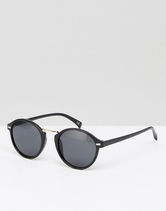 Черные круглые солнцезащитные очки Jeepers Peepers-Черный
