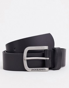 Черный ремень Jack & Jones