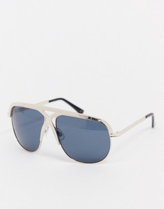 Серебристые шестиугольные солнцезащитные очки Jeepers Peepers-Серебряный