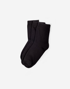 Комплект чёрных носков для мальчика 3 пары Gloria Jeans