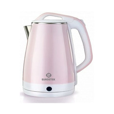 Чайник электрический EUROSTEK EEK-GL01P, 1800Вт, розовый