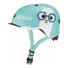 Шлем для велосипеда/самоката Globber Elite Lights р.:48-53 голубой (507-105)