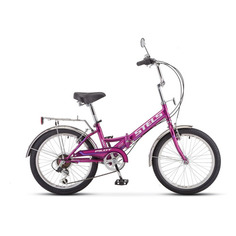 Велосипед Stels Pilot 350 городской рам.:13" кол.:20" фиолетовый 15.6кг (40062-01)