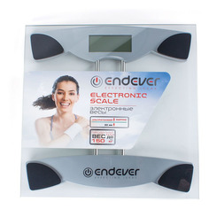 Напольные весы Endever Skyline FS-545, до 150кг, цвет: серый/черный [80020]