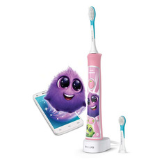 Электрическая зубная щетка Philips Sonicare For Kids HX6352/42, цвет: розовый