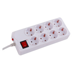 Сетевой фильтр Buro 800SH-5-W, 5м, белый