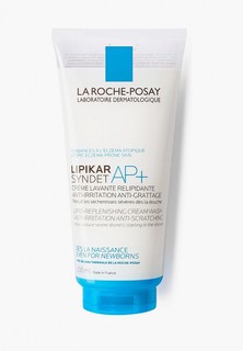 Гель для купания La Roche-Posay LIPIKAR SYNDET AP+ Липидовосстанавливающий очищающий для лица и тела, Для младенцев, детей и взрослых, 200 мл