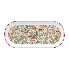 Блюдо Easy Life Уильям Моррис 33,5х15 см красный