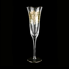 Набор бокалов для шампанского Precious Sabina Platinum 6 шт
