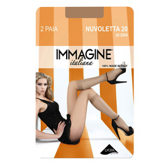 Гольфы Immagine IMM-Nuvoletta 20 GB neutro 2 пары