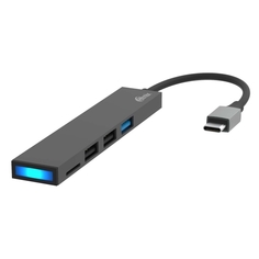 Разветвитель для компьютера Ritmix USB-C/3*USB-A+MicroSD (CR-4314 Metal) USB-C/3*USB-A+MicroSD (CR-4314 Metal)