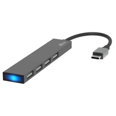 Разветвитель для компьютера Ritmix USB-C/4*USB-A (CR-4402 Metal) USB-C/4*USB-A (CR-4402 Metal)