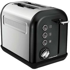Тостер Morphy Richards Accents Toaster Black SS 2 Slice (222013EE)