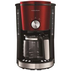 Кофеварка капельного типа Morphy Richards Evoke Red (162522EE)