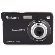 Фотоаппарат компактный Rekam iLook S990i Black Metallic iLook S990i Black Metallic