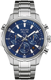 Японские наручные мужские часы Bulova 96B256. Коллекция Marine Star