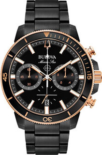 Японские наручные мужские часы Bulova 98B302. Коллекция Marine Star