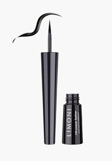 Подводка для глаз Limoni черная водостойкая / глянцевый лайнер / Lacquer Eyeliner