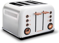 Тостер MORPHY RICHARDS 4 slices Accents White & Rose Gold (242106)