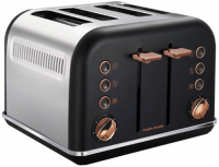Тостер MORPHY RICHARDS 4 slices Accents Rose Gold Black (242104EE)
