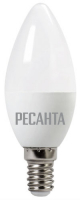 Светодиодная лампа Ресанта LL-R-C37-6W-230-3K-E14