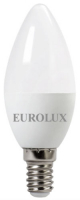 Светодиодная лампа Eurolux LL-E-C37-6W-230-4K-E14