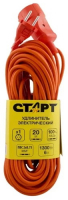 Удлинитель Старт С/УД S 1х20/УХ10-101 ПВС 2х0.75