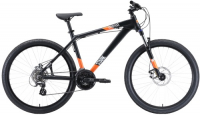 Горный велосипед Stark Shooter-1 18"/2020, черный/белый/оранжевый (H000014804)