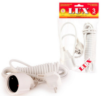 Удлинитель Lux У-101-05 ПВС 2х0.75