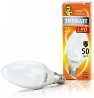 Светодиодная лампа Ecowatt B35 230В 5.3(50)W 2700K E14