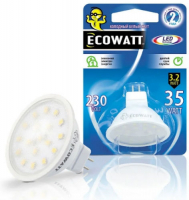 Светодиодная лампа Ecowatt MR16 230В 3.2(35)W