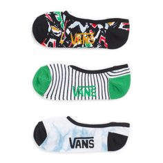 Носки Safari Pack Canoodles Socks (упаковка по 3 пары) Vans