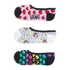 Носки Midnight Snack Pack Canoodles Socks (упаковка по 3 пары) Vans