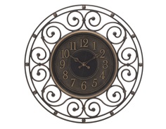 Часы настенные arbolu (to4rooms) черный 5 см.